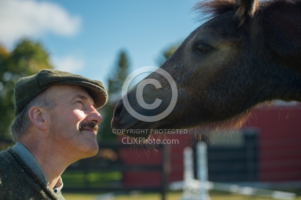Connemara Filly  Century Hill's Pearl with Owner